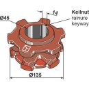Nusskettenrad Ø135