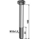 Sechskantschraube M10x1,5x100 ohne Mutter
