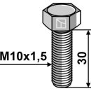 Sechskantschraube M10x1,5x30 ohne Mutter