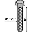 Sechskantschraube M10x1,5x60 ohne Mutter