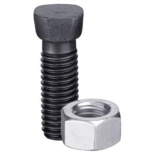 Plough bolt M12x1,75x40 with hexagon nut