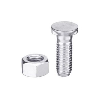 Plough bolt M14x2x50 with hexagon nut