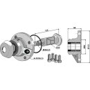 Bearing compl. without cap piece of the bearing - left