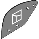 Vorschälerblech D1 - links