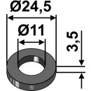 Washer Ø24,5x3,5xØ11