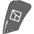 Düngereinlegerblech - links