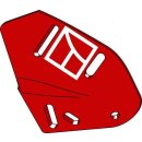 Bracket for trash board - right