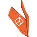 Reversible point share with share knife - right