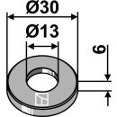 Scheibe Ø30x6xØ13
