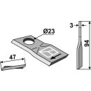 Rotary mower blade