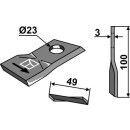 Rotary mower blade