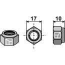 Self-locking nut - M10x1,5