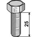 Bolt for rotary mower blades - M10x1,5 - 10.9