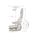 Grammer Roadtiger Comfort links Scania S & R LKW Fahrersitz