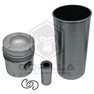 Kolbensatz kpl. | 4 Ringe, Ø 101,05 mm,Bolzen Ø 34,93 x 84 mm,Brennraum Ø 61 mm,Brennraumtiefe 21,5 mm,Trockene Laufbuchse