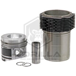 Kolbensatz kpl. | 3 Ringe, Ø 105 mm,Bolzen Ø 35 x 86 mm,Brennraum Ø 60 mm,Brennraumtiefe 20,85 mm
