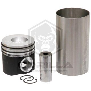 Kolbensatz kpl. | 3 Ringe, Ø 110,4 mm,Bolzen Ø 41,35 x 94,5 mm,Bernnraum Ø 56,3 mm,Brennraumtiefe 22,3 mm,für Turbomotor,Trockene Laufbuchse