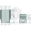 Kolbensatz kpl. | 3 Ringe, Ø 105 mm,Bolzen...