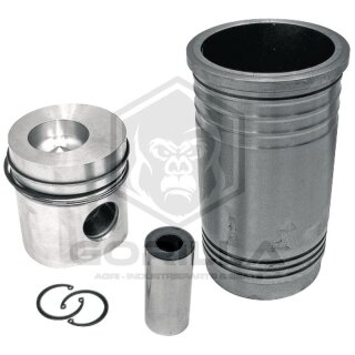 Kolbensatz kpl. | 3 Ringe, Ø 108 mm,Bolzen Ø 40 mm,Brennraum Ø 55,10 mm,Brennraumtiefe 23,5 mm