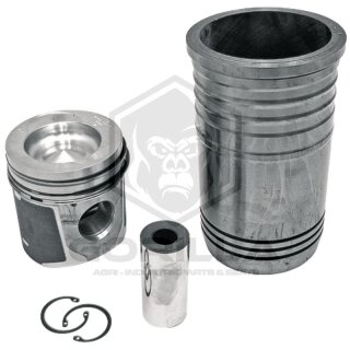 Kolbensatz kpl. | 3 Ringe, Ø 108 mm,Bolzen Ø 40 mm,Brennraum Ø 70 mm,Brennraumtiefe 17,5 mm
