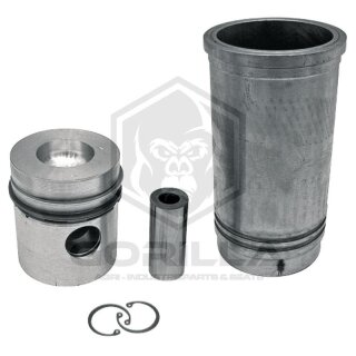 Kolbensatz kpl. | 3 Ringe, Ø 100 mm,Bolzen Ø 35 x 85 mm,Brennraum Ø 52,6 mm,Brennraumtiefe 21,8 mm