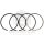 Kolbenringsatz | 4 Ringe, Ø 110 mm,3 mm / 3 mm / 3 mm / 6 mm