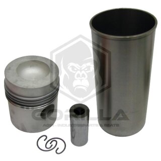 Kolbensatz kpl. | 4 Ringe, Ø 101,05 mm,Bolzen Ø 34,925 x 84,2 mm,Brennraum Ø 61 mm,Brennraumtiefe 20,5 mm,Gusseisen-Zylinderbuchse,trockene Laufbuchse,Feuerring 0,85 mm