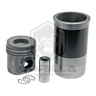 Kolbensatz kpl. | 3 Ringe, Ø 125 mm,Bolzen Ø 46 x 97 mm,Brennraum Ø 65 mm,Brennraumtiefe 23,5 mm,Ringträgerkolben