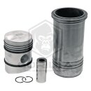 Kolbensatz kpl. | 5 Ringe, Ø 110 mm,Bolzen Ø 40 x 93 mm,Brennraumtiefe 12,2 mm,Feuerring 3,2 mm