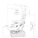 Proboss AS2480 air suspension Tractor seat