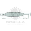 Schalldämpfer | senkrecht |  Länge = 993 mm |...