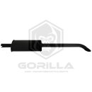 Schalldämpfer | senkrecht |  Länge = 1250 mm |...