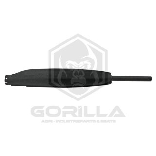 Schalldämpfer | senkrecht |  Länge = 1050 mm | Innen-Ø = 65 mm | Auslass-Ø 43 mm