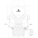 Grammer Maximo Comfort Plus fabric driver seat Fendt TMS