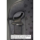 Gorilla 1 Paar Armlehnenbezüge Stoff für Mercedes-Benz Actros MP3 für Grammer Sitze BJ 07/2008-10/2011
