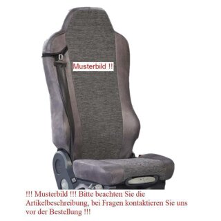 Gorilla Schonbezug Stoff für Renault Baureihe C | K | T Beifahrersitz höhenverstellbare Kopfstütze BJ 06/2013-