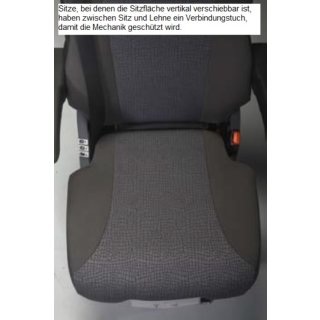 Sitzbezüge passend für Audi A4 (Model: Pilot - Farbe: Grau)