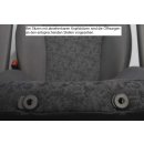 Gorilla Schonbezug Kunstleder für Volkswagen T6  Beifahrersitz mit Airbag mit Lendenwirbelstütze mit 2 Armlehnen BJ 07/2015-