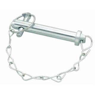 Gorilla top link pin with head+chain+hinged pin CAT2 Ø=25mm L=120mm 1x12mm hole