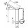 Gorilla Oberlenkerbolzen mit Hebel+Kette+Klappstecker KAT3 Ø=32mm L=175mm
