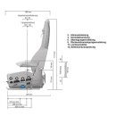 Grammer Roadtiger Standard links DAF XF CF (Euro6) LKW Fahrersitz