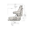 Grammer Primo XM Pvc Gabelstaplersitz