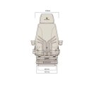Grammer MSG 97AL/732 24 Volt with 4 point belt driver seat