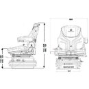 Grammer MSG 97EL/741 Fendt COM3 Traktorsitz