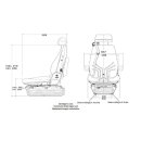 Grammer MSG 95AL/732 Actimo XL 24 Volt fabric with 3...