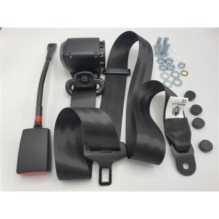 3 point automatic harness belt buckle stalk Universal 310mm Made in EU