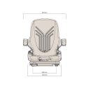 Grammer Primo XXM fabric forklift seat