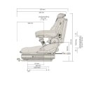 Grammer Primo XL Plus 24 Volt Pvc Fahrersitz
