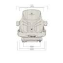 Grammer Primo XL Plus 48 Volt Pvc Fahrersitz