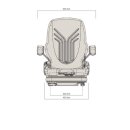 Grammer Primo XXL 48 Volt fabric forklift seat